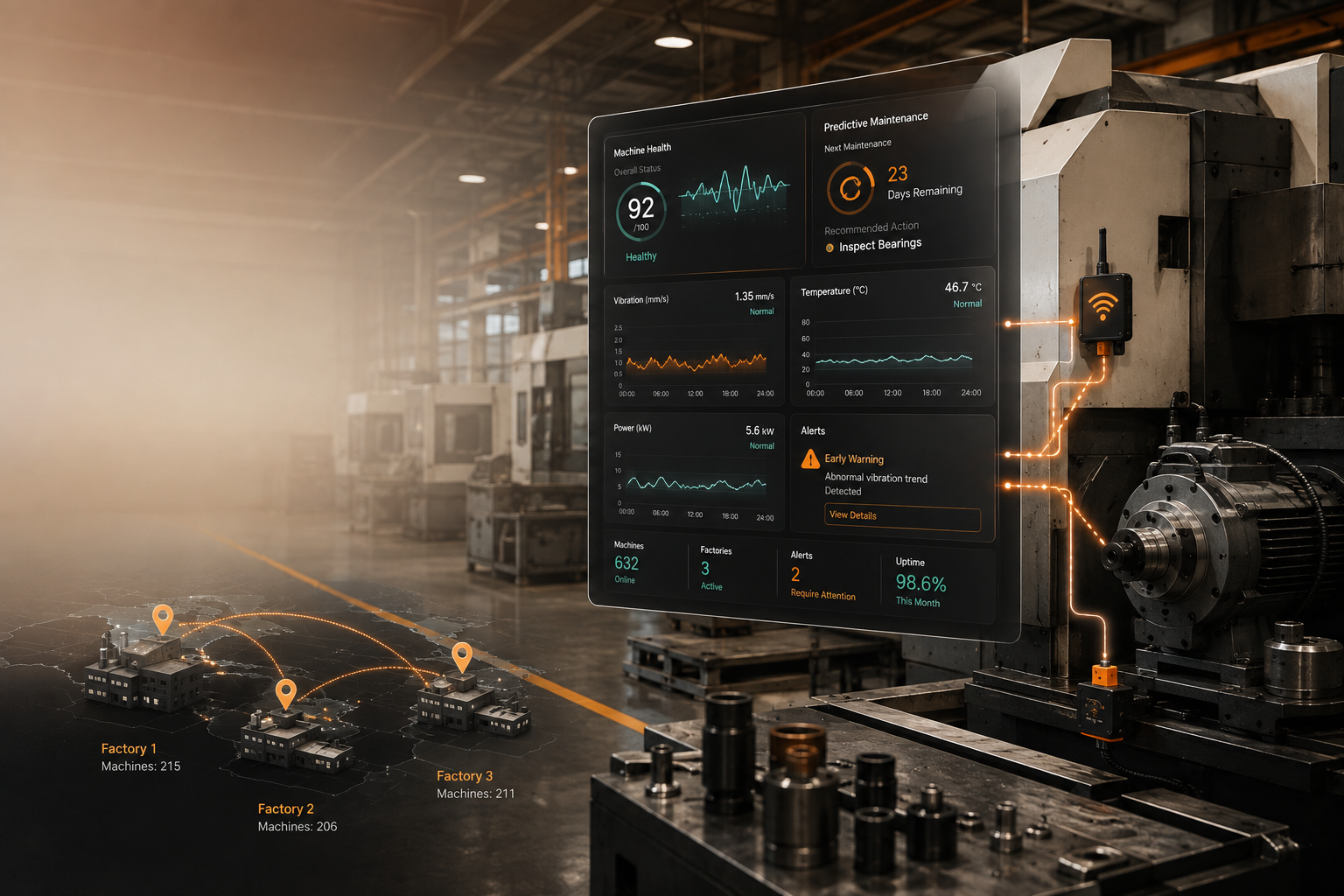 Predictive Maintenance: How Nordholt Manufacturing Cut Unplanned Downtime by 47% with Industrial IoT