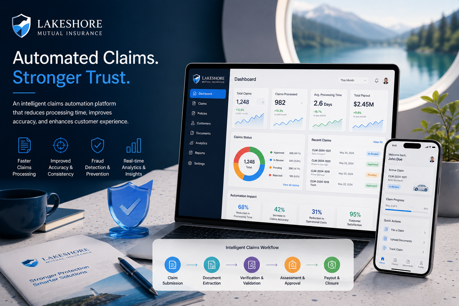 Automating Claims Intake and Triage for Lakeshore Mutual Insurance's 300,000 Policyholders